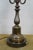 Late 20th Century Vintage Brass 3 Light Apothecary Pharmacy Student Hurricane Lamp 28" For Sale - Image 5 of 14