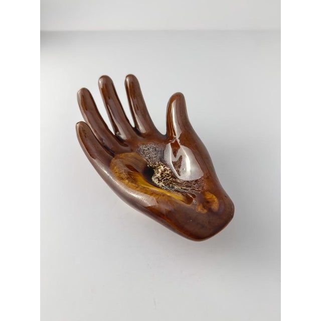 Ceramic Hand-Shaped Ceramic Dish from Vallauris, 1960s For Sale - Image 7 of 10