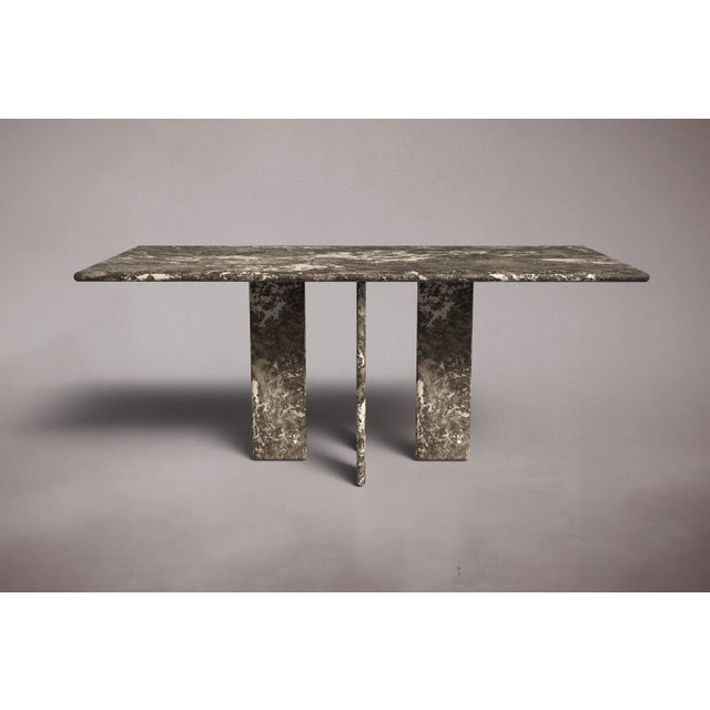 Crafted and hand-finished from Dark Emperador Marble. Dark Emperador Marble can be honed and polished for a matte finish...