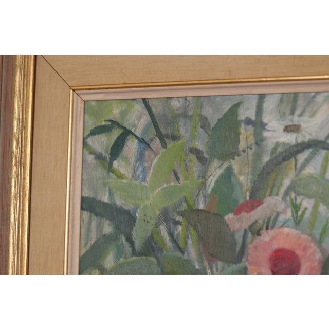 Lars Boethius, Flowers, 1960s, Oil on Panel, Framed For Sale - Image 10 of 15