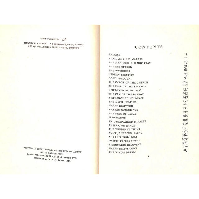 "What Next? Provocative Tales of Faith and Morals" 1938 Housman, Laurence For Sale - Image 4 of 5