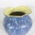 Mid-Century Modern Blue Gold Yellow Drip Glaze Ceramic Vase, W. Germany Design 482-17 For Sale - Image 6 of 10