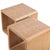 Pair of Contemporary Cube Tables in Cerused Oak, C. 1990 For Sale - Image 4 of 6