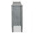 Swedish Style Faceted Sideboard in Antique Gray - 79" For Sale - Image 4 of 10