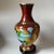 Late 20th Century Vintage Cloisonné Enamel Dragon Vase – Red Ground, Gilt Accents, With Stand & Box For Sale - Image 5 of 9