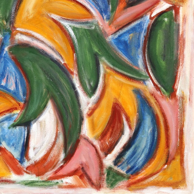 The Wellspring III - Large Original Green Abstract Oil Painting on Canvas by Harrison Gilman For Sale - Image 4 of 9