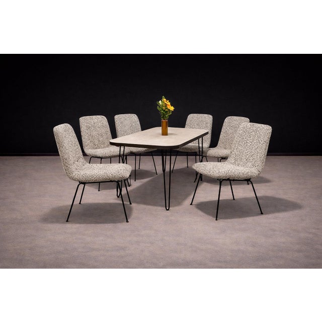 Attributed to Carlo Hauner, Brazil, c. 1950s. This table distils a mid-century proposition in which modest industrial...