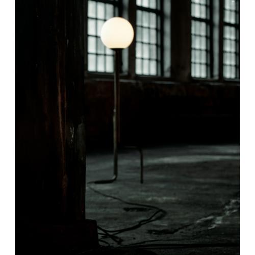 Metal Brass and Glass Strapatz Floor Lamp by Sabina Grubbeson for Konsthantverk For Sale - Image 7 of 8