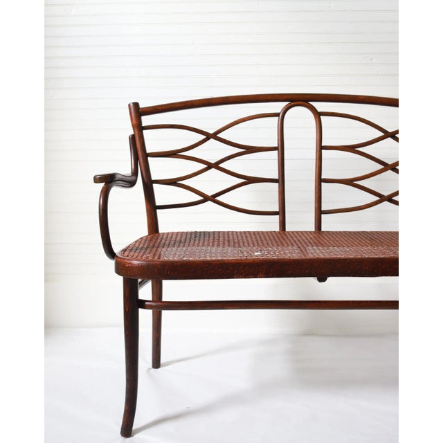 It's not every day you come across an authentic Thonet settee numbered Thonet No. 1. This is a rare and special find. This...