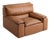 Carlo Bartoli Lounge Chair in Cognac Leather for Rossi Di Albizzate For Sale