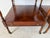 Wood Hekman Regency Style Olive Wood & Mahogany End Tables With Drawer and Casters – A Pair For Sale - Image 7 of 12