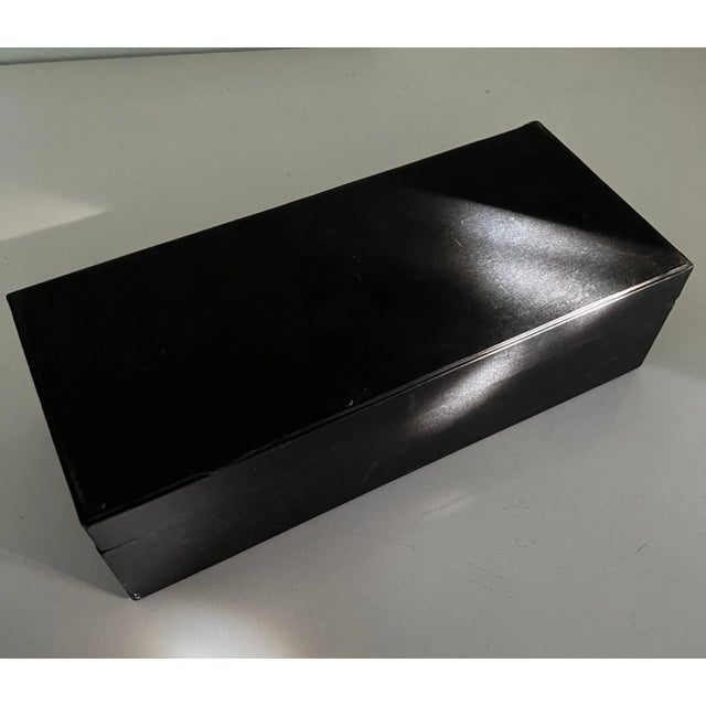 Blue Mid 20th Century Italian Cobalt Blue Crystal Glass Cigar Ashtray - Set of 2 For Sale - Image 8 of 13