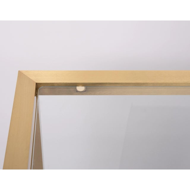 1970s Brass and Glass Shelf, Italy, 1978 For Sale - Image 5 of 10