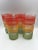 Vintage Colored Striped Cocktail Highball Bar Glasses - Set of 4 For Sale In New York - Image 6 of 6