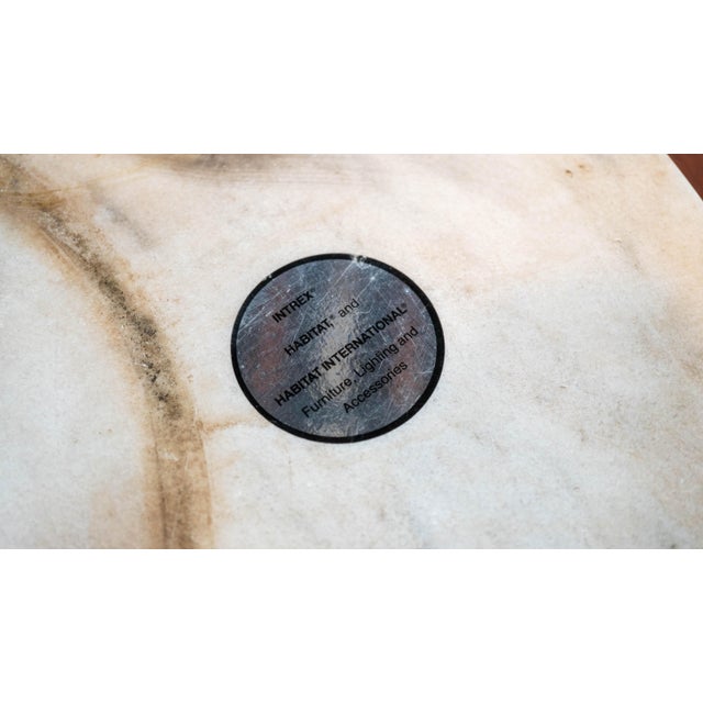 1980s Architectural Supplements for Habitat Carrara Marble Drums - A Pair For Sale - Image 18 of 18