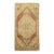 Antique Turkish Oushak Hand-Knot Wool Rug With Central Medallion, Small Accent Mat – 1' X 3' For Sale