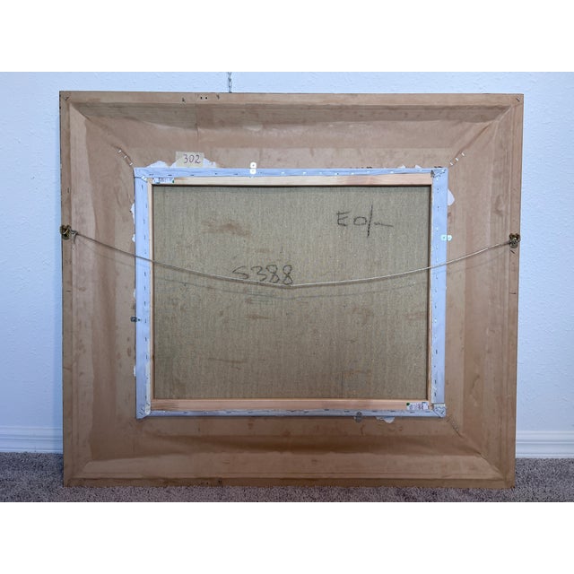 M. Vidiella (Europe 20th Century) Oil Painting on Canvas, Genre Scene, Framed For Sale - Image 10 of 12