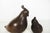 Ceramic Duncan Modern MCM Set of 2 Ceramic Mold Brown Quail Figurines Pottery Hen & Chick For Sale - Image 7 of 9