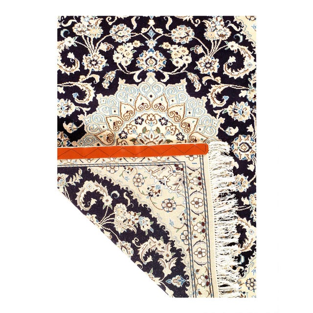 Traditional Pasargad DC Fine Hand Knotted Silk & Wool Rug For Sale - Image 3 of 3