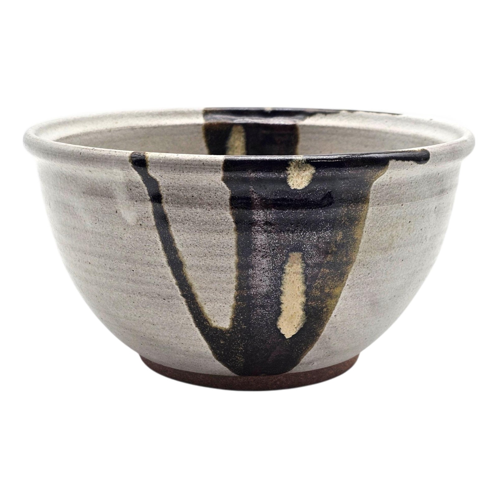 California Studio Pottery Stoneware Bowl With Drip Glaze Decoration 7 ...