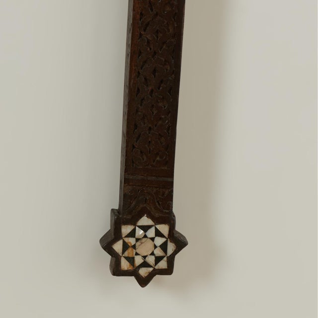 Wood Antique Moroccan Inlaid Wall Bracket or Shelf For Sale - Image 7 of 12