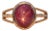 7.8Ct Star Ruby Cabochon North South Ring With Earth-Mined Diamond Accents: Solid 14k Gold, Size 6.75 For Sale