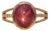 7.8Ct Star Ruby Cabochon Ring With Earth-Mined Diamond Accents: Solid 14k Gold, Size 6.75 For Sale