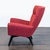 Modern Room & Board Boden Red Lounge Chair With Modern Black Legs For Sale - Image 3 of 8