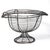 Early 20th Century Vintage French-Style Hand-Wrought Wire Pedestal Fruit Basket / Compote For Sale - Image 5 of 8