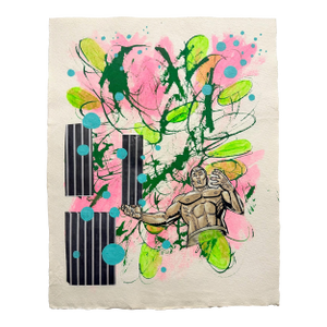 Jungle Juggle, Original Collage by Ben Junta