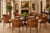 Louis XVI Carved Oak & Cane Barrel-Back Armchairs With Leopard Upholstery-Set of 6 For Sale - Image 13 of 13