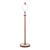 Martz Marshall Studio Ceramic Tile and Walnut Floor Lamp For Sale