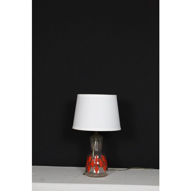 Mid 20th Century Transparent and Reeded Lamp For Sale In Miami - Image 6 of 13