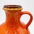 Brown Orange Ceramic Ball Vase with Handle from Jasba, 1970s For Sale - Image 8 of 9