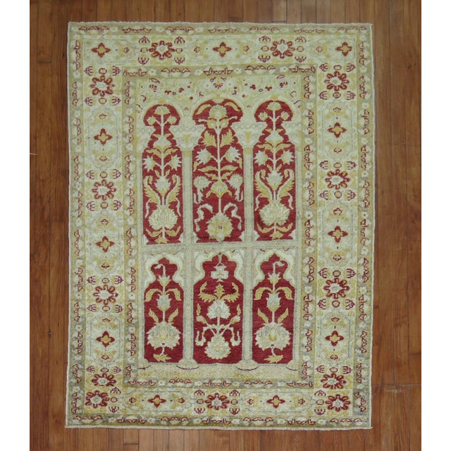 Early 20th Century Zabihi Collection Turkish Sivas Rug - 3'10" x 5'8" For Sale - Image 4 of 4