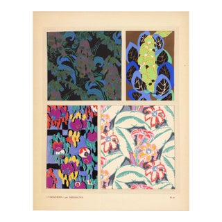 "Variations Par Benedictus, Pl. 18" Original Pochoir C. 1920 For Sale
