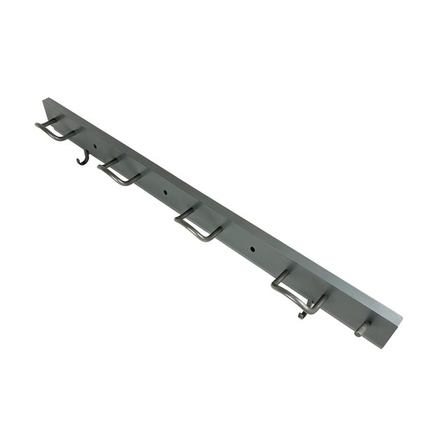 Gray Grey Plastic Outline Serie Coat Rack by A. Castelli Ferrieri for Kartell, 1980s For Sale - Image 8 of 8