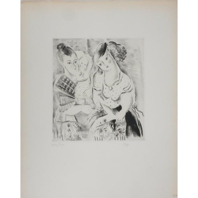 Mily Possoz, The Florist, Original Signed Engraving For Sale - Image 11 of 11