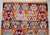 Vibrant Turkish Kilim Rug, 1966 Dated Vintage Tribal Rug, Pink and Orange Geometric Flatweave 6x8 Ft Approx For Sale - Image 9 of 18