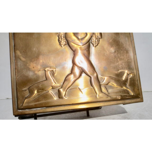 Metal Rockwell Kent Cigarette Box Circa 1935-36 For Sale - Image 7 of 7