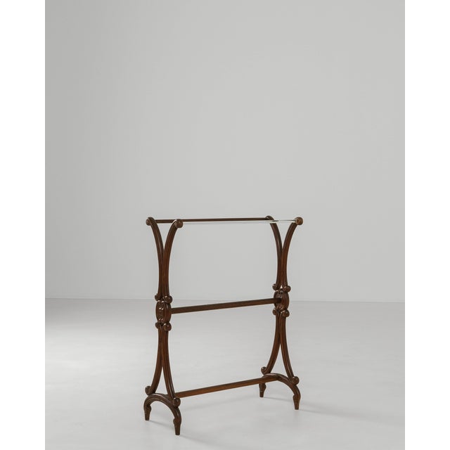 1900 - 1909 1900s French Wooden Towel Rack For Sale - Image 5 of 18