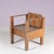 Brown Teak Side Chair in the style of Rietveld, Netherlands, 1960s For Sale - Image 8 of 9