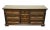 Rustic Stanley Furniture Ranchero Collection Rustic Southwestern Oak 64" Triple Dresser 2955-05 For Sale - Image 3 of 13