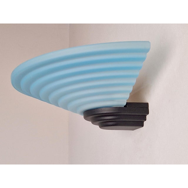 Postmodern wall lamp mazzega murano glass italy 1980 design wall lamp a v mazzega murano glass italy stylized shape...