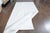 Textile 1970s Vintage Handmade Wool Cotton White Runner Rug For Sale - Image 7 of 11