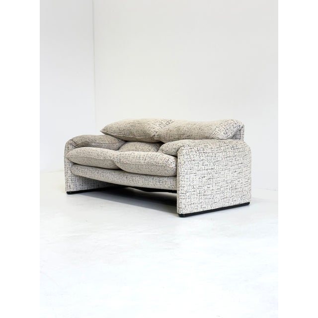 Off-White Maralunga 2-Seater Sofa attributed to Vico Magistretti for Cassina For Sale - Image 13 of 13