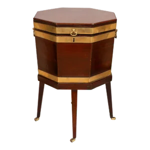Regency Mahogany Brass Bound Cellarette