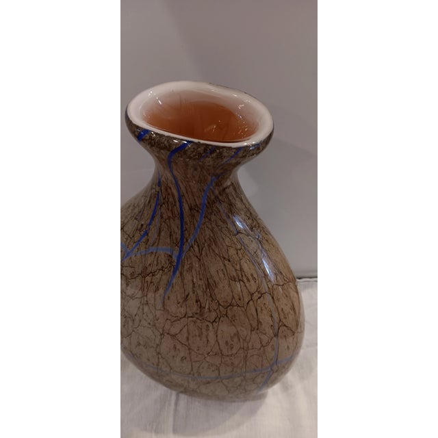 1970s Handmade Makora Krosno Vase For Sale - Image 4 of 5