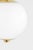 2020s Hudson Valley Lighting Mark D. Sikes Sphere No.1 1-Light Wall Sconce, Aged Brass For Sale - Image 5 of 6