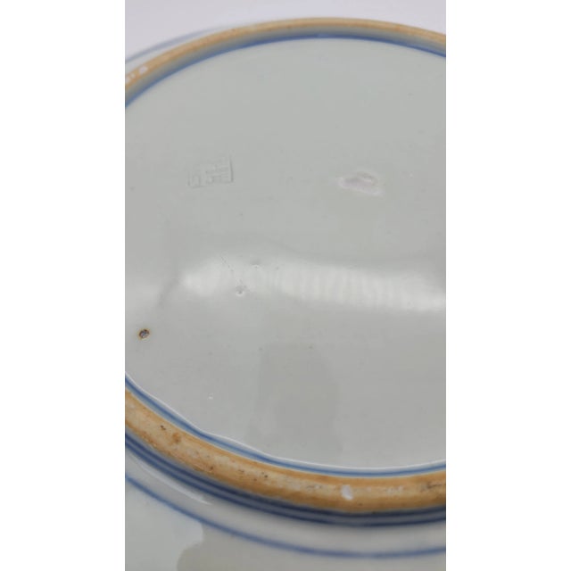 Navy Blue Antique 20th Century Imari Japonisme Charger Plates - A Pair For Sale - Image 8 of 13